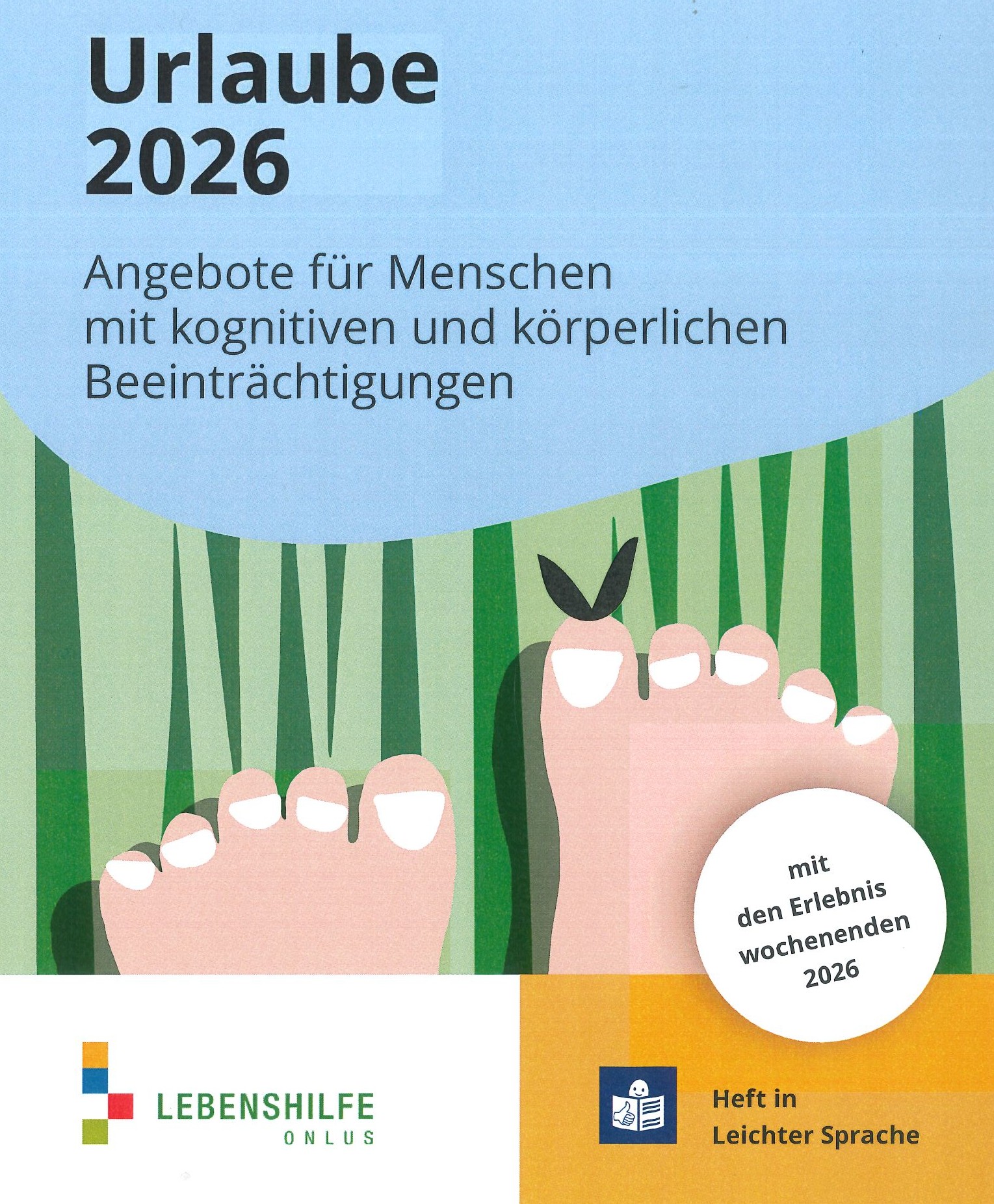 Cover der Urlaubsbroschüre