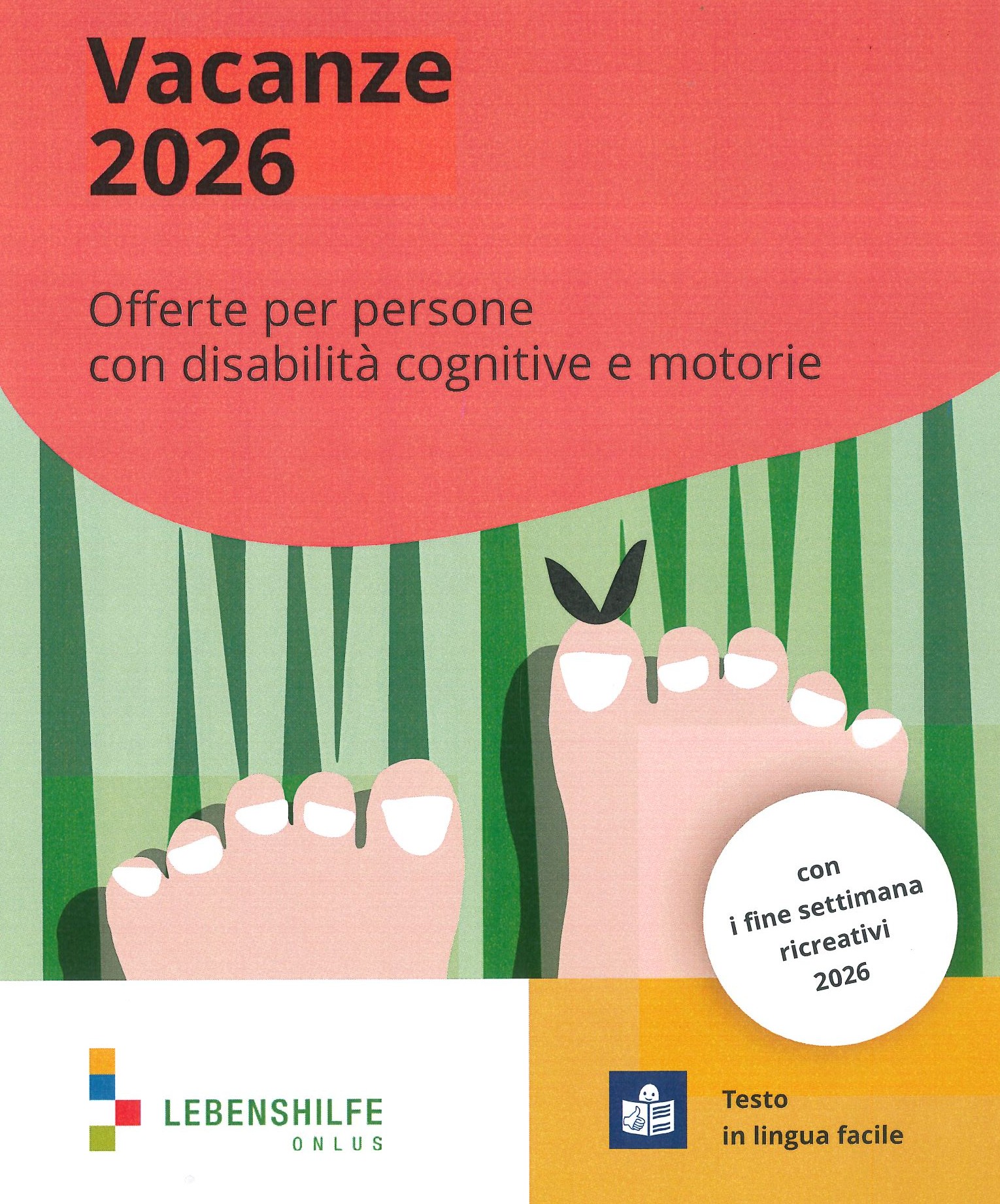 Copertina dell'opuscolo