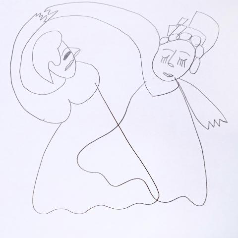 Zeichnung von Giuliana Castlunger