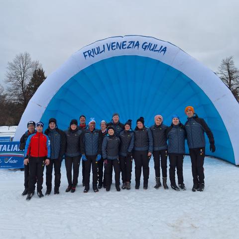 Die Mannschaft der Lebenshilfe und ihre Begleiter/innen