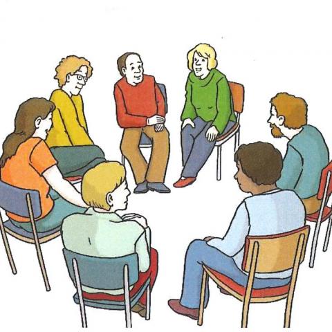 Disegno di un gruppo di lavoro