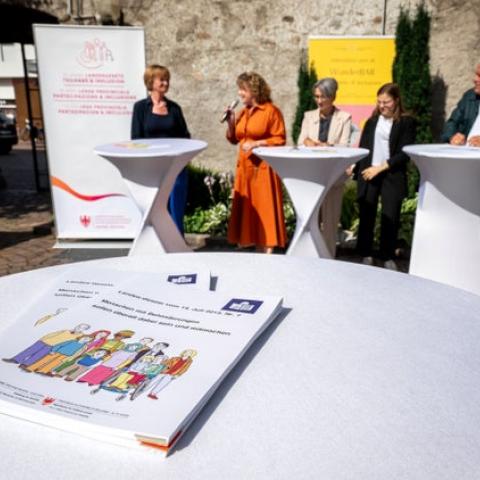 Durante la conferenza stampa