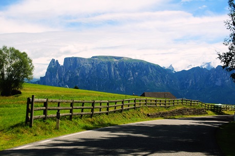 Ein Spazierweg am Ritten.