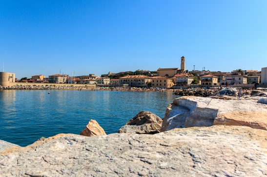 Der Strand in der Toskana